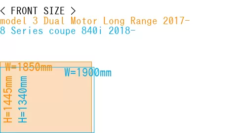 #model 3 Dual Motor Long Range 2017- + 8 Series coupe 840i 2018-